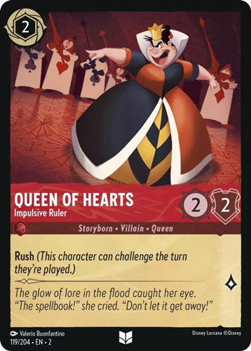 Queen of Hearts Impulsive Ruler